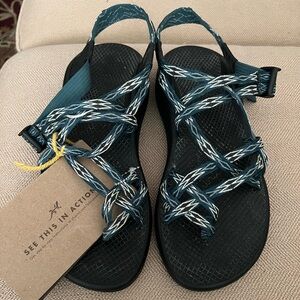CHACO Z Boulder X2 Classic Boost Teal Diamond Sport Sandals